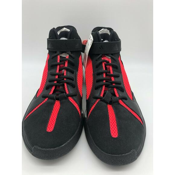 adidas Posterize Men's Basketball Core Black Shock Red Silver EG6879 Size 11 - Picture 12 of 12